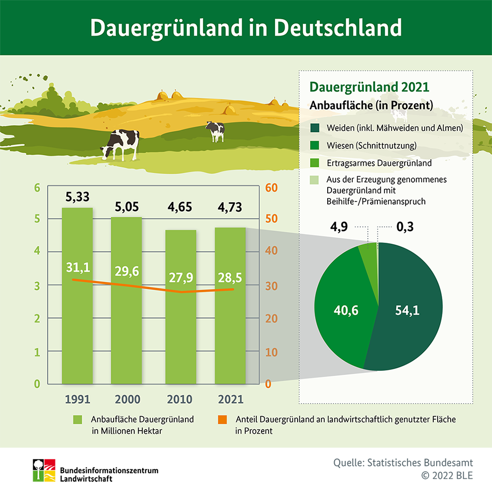 Infografik Grünland