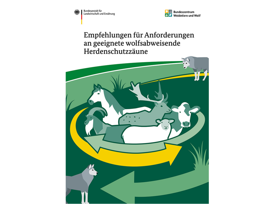Empfehlungen für Anforderungen an geeignete wolfsabweisende  Herdenschutzzäune