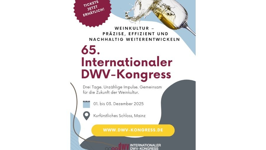 Einladung zum 65. internationalen Kongress des Deutschen Weinbauverbandes