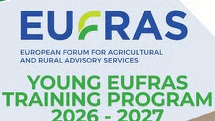 Logo von EUFRAS, dem europäischen Traineeprogramm für junge ländliche Beraterinnen und Berater