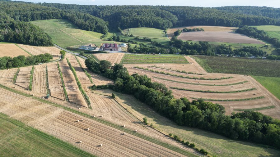Luftbild vom Gladbacherhof.