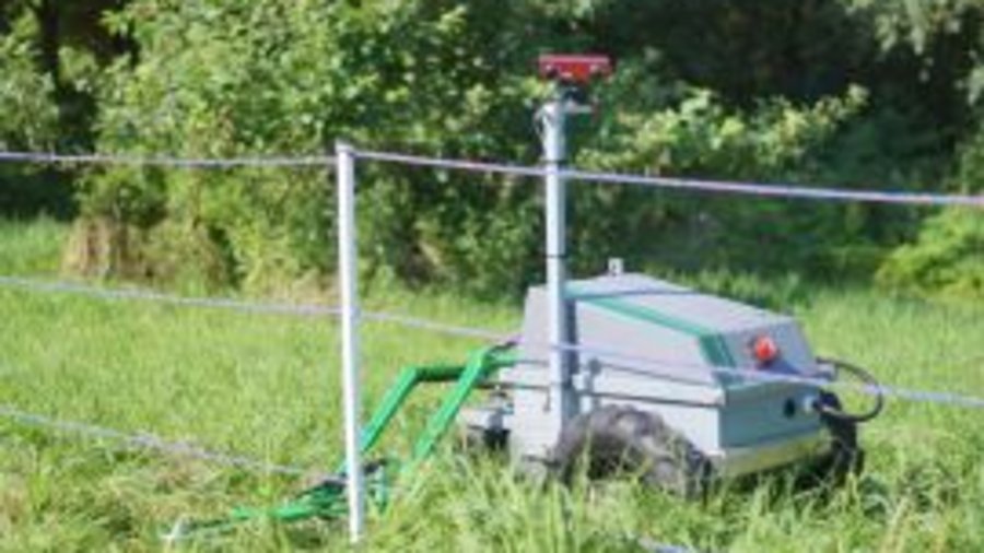 Mähroboter für Weidezäune