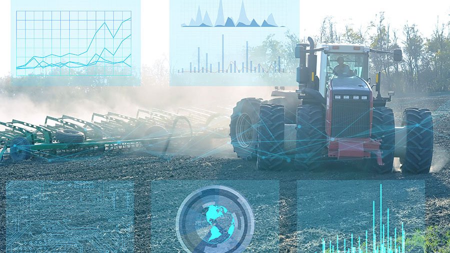 Digitalisierte Landwirtschaft. Bild: Igor Borisenko/iStock/Getty Images Plus via Getty Images